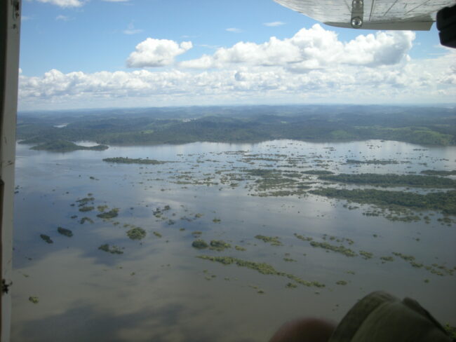 Amazonische Weiten-Foto-christian russau Flüsse in Amazonien. Viele sind durch Quecksilber aus dem illegalen Bergbau verseucht. Foto: Christian Russau