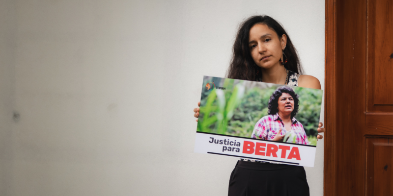 Bertha Zúniga Cáceres, Foto: COPINH